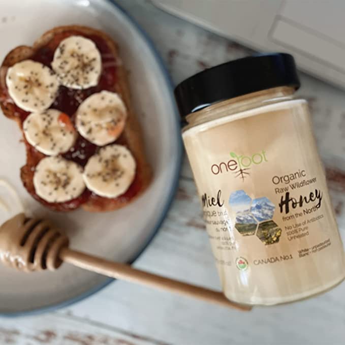 Oneroot 100%有機加拿大野花蜂蜜(1瓶)
