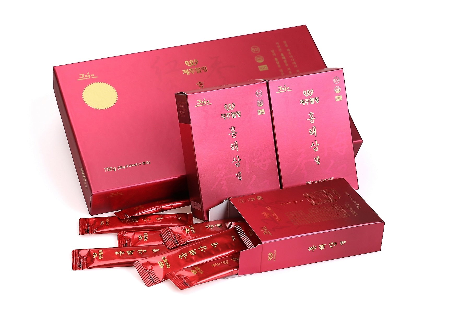 「美加地區預售中,十一月份發貨」JEJUWELLING韓國濟州島紅海參修復飲