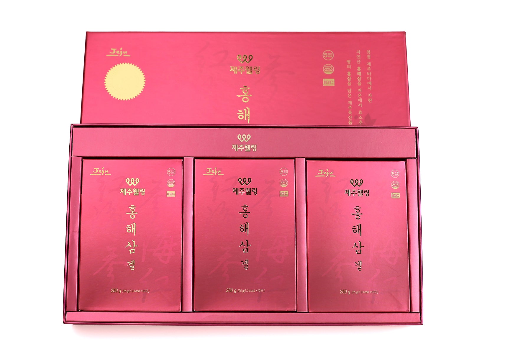 「美加地區預售中,十一月份發貨」JEJUWELLING韓國濟州島紅海參修復飲