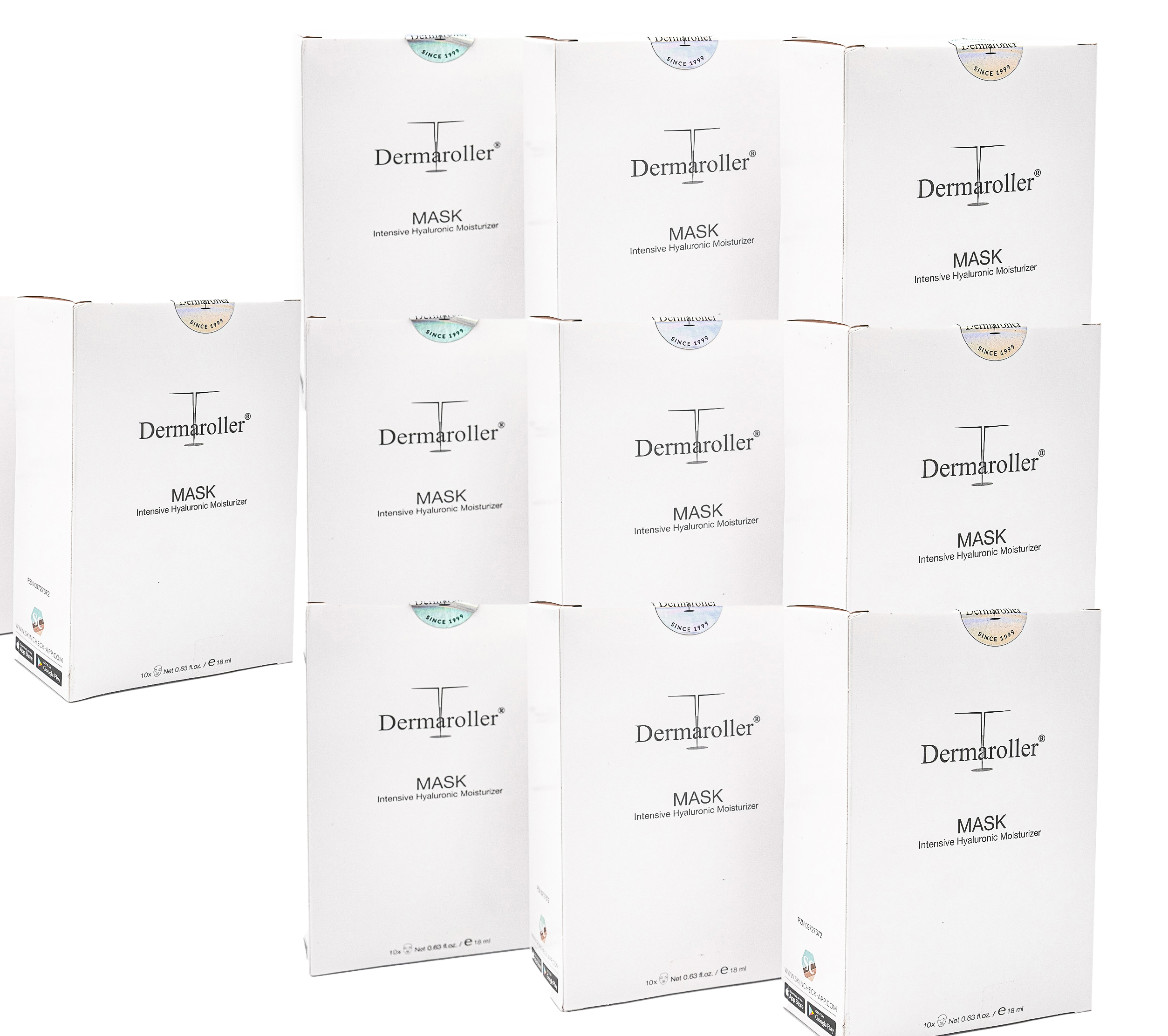 限時限量套組：Dermaroller玻尿酸補水保濕修護急救面膜10盒送一盒雪花秀男士六件套